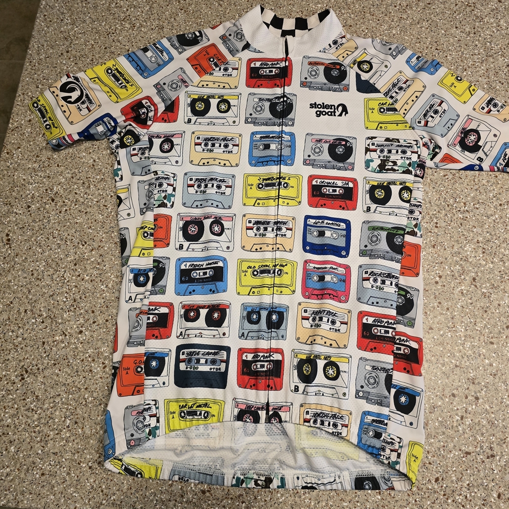 Men's Cassette Print Jersey - Multicolor